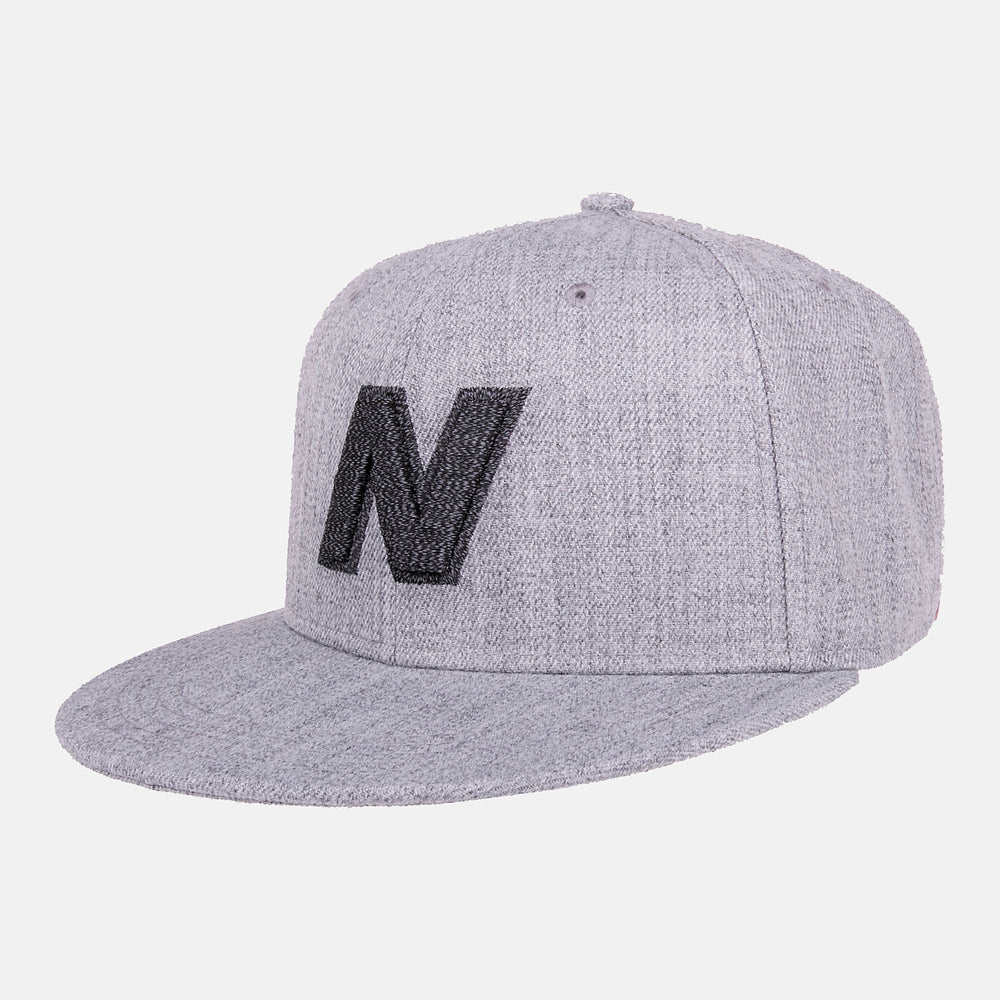 Athletic Grey Exploded Logo Hat New Balance Accessories