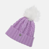 Kite Purple Lux Knit Pom Beanie New Balance Accessories