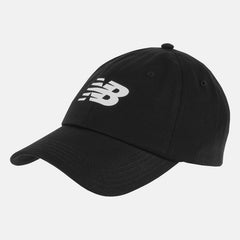 Black 6 Panel Curved Brim Snap Back V2.0 New Balance Accessories