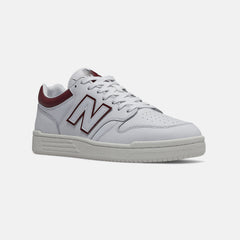 White/Burgundy BB480LV1 New Balance Shoes