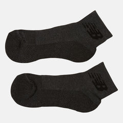 Grey Cooling Cushion Performance Quarter Socks 2 Pair New Balance Accessories