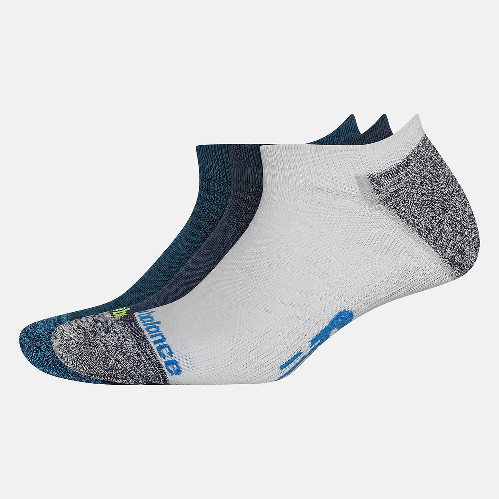 Navy Strategic Cushion No Show Socks 3 Pack New Balance Accessories