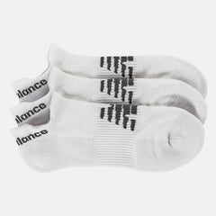 White Strategic Cushion Low-Cut Tab Socks 3 Packs New Balance Accessories