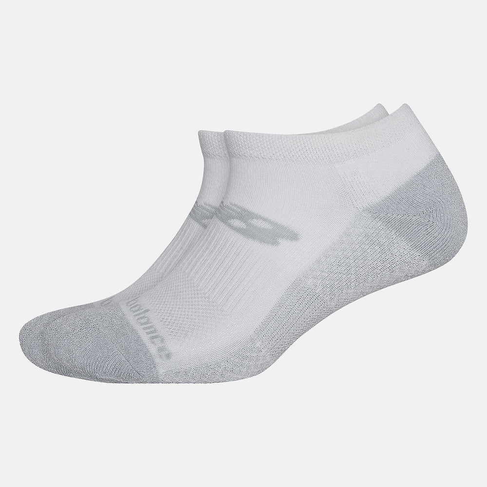 White Cooling Cushion Performance Lowcut Socks 2 Pair New Balance Accessories