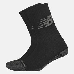 Black Cooling Cushion Performance Crew Socks 2 Pair New Balance Accessories