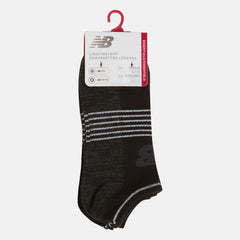 Black 6 PK No Show Flatknit New Balance Accessories