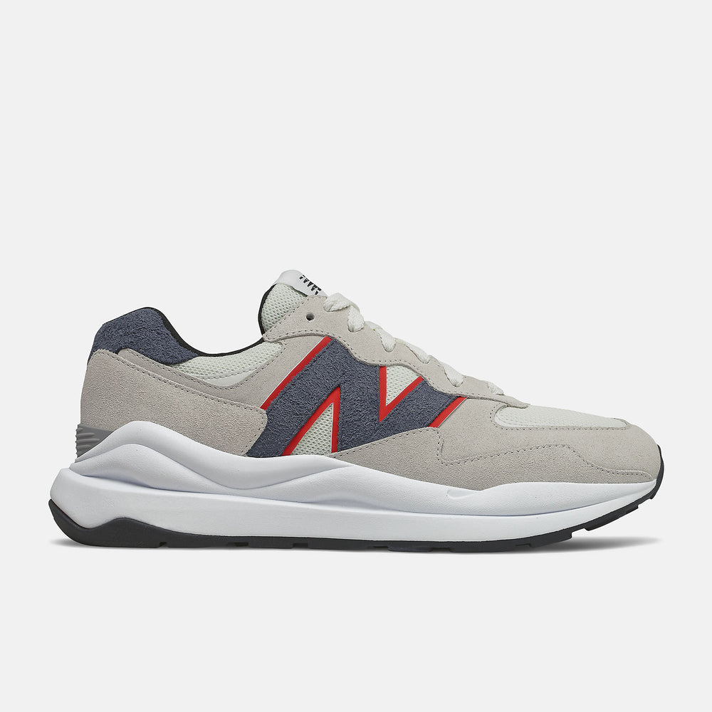 NB White/Navy 57/40 New Balance Shoes