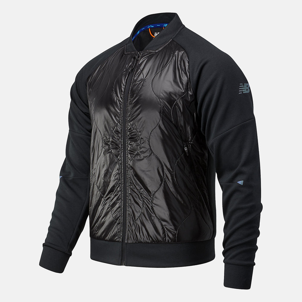 Black NYC Marathon Q Speed Heat Jacket New Balance Clothing