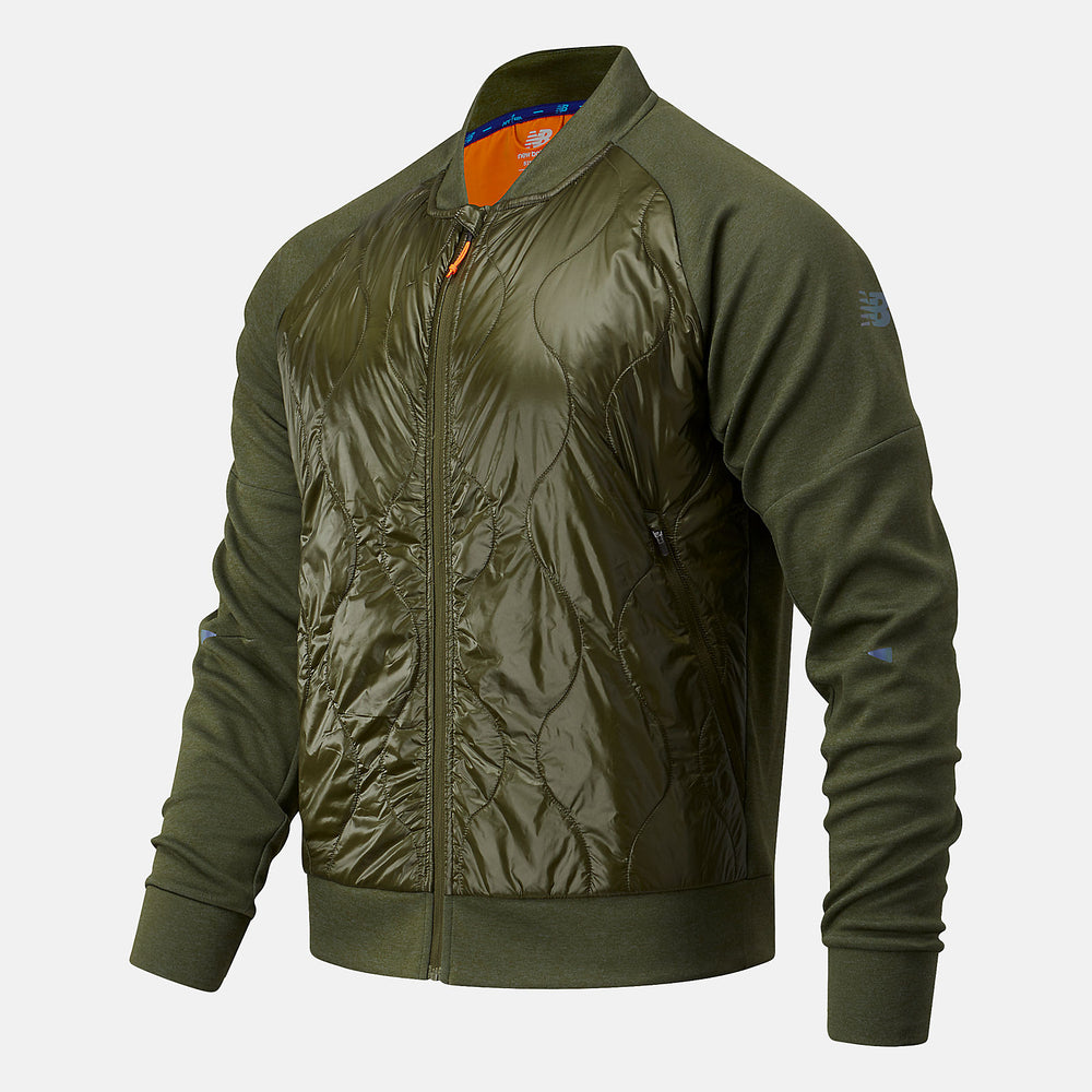 Oak Leaf Green NYC Marathon Q Speed Heat Jacket New Balance Clothing