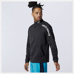 Black Tenacity Knit Jacket New Balance Clothing