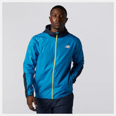 Wave Blue Printed Fast Flight Jacket New Balance Clothing