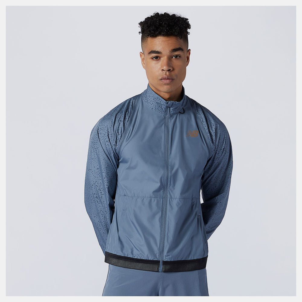 Ocean Grey PMV Portable Jacket New Balance Clothing