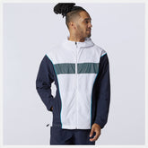 White NB Athletics Windbreaker New Balance Clothing