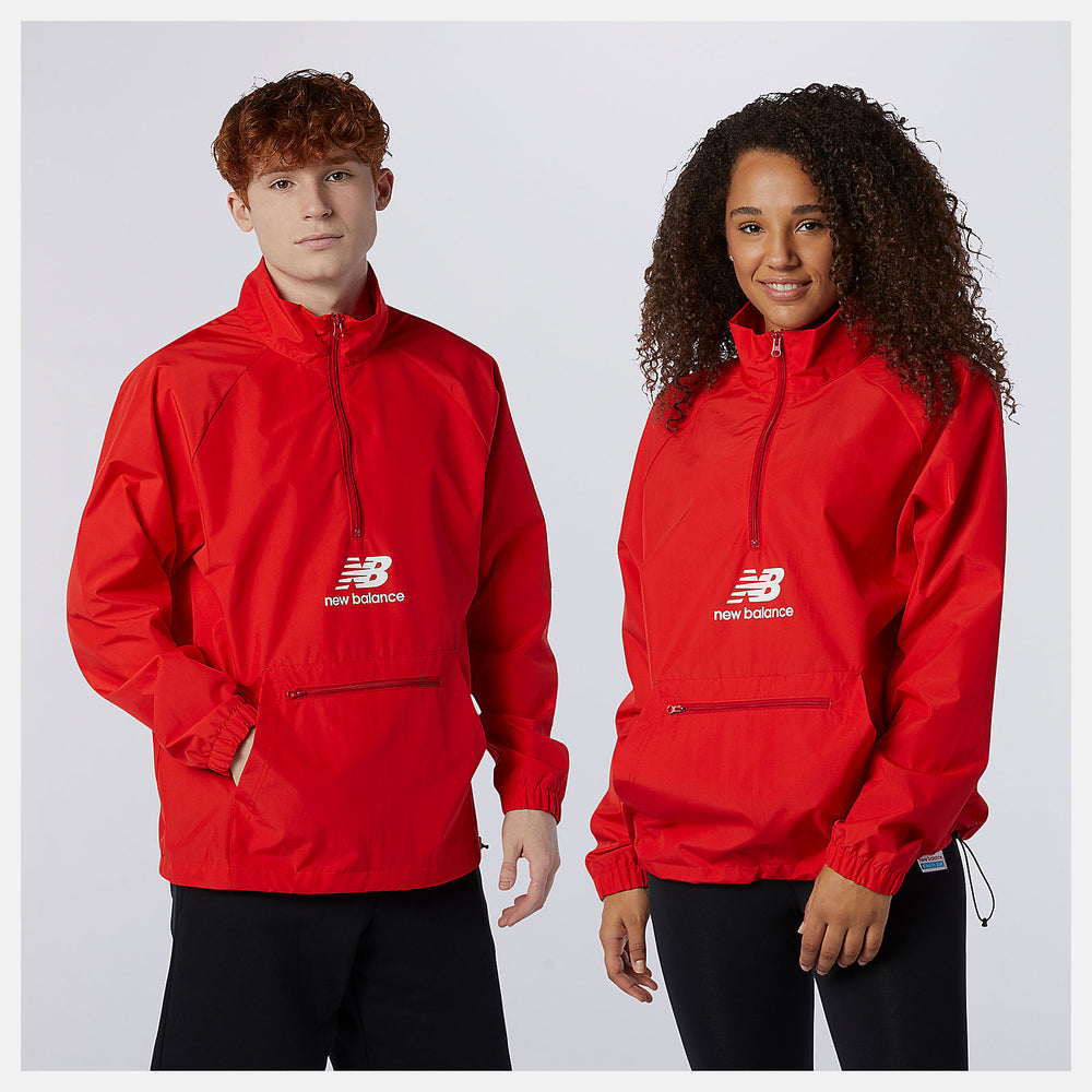 Team Red Inline NB Essential Anorak New Balance Clothing