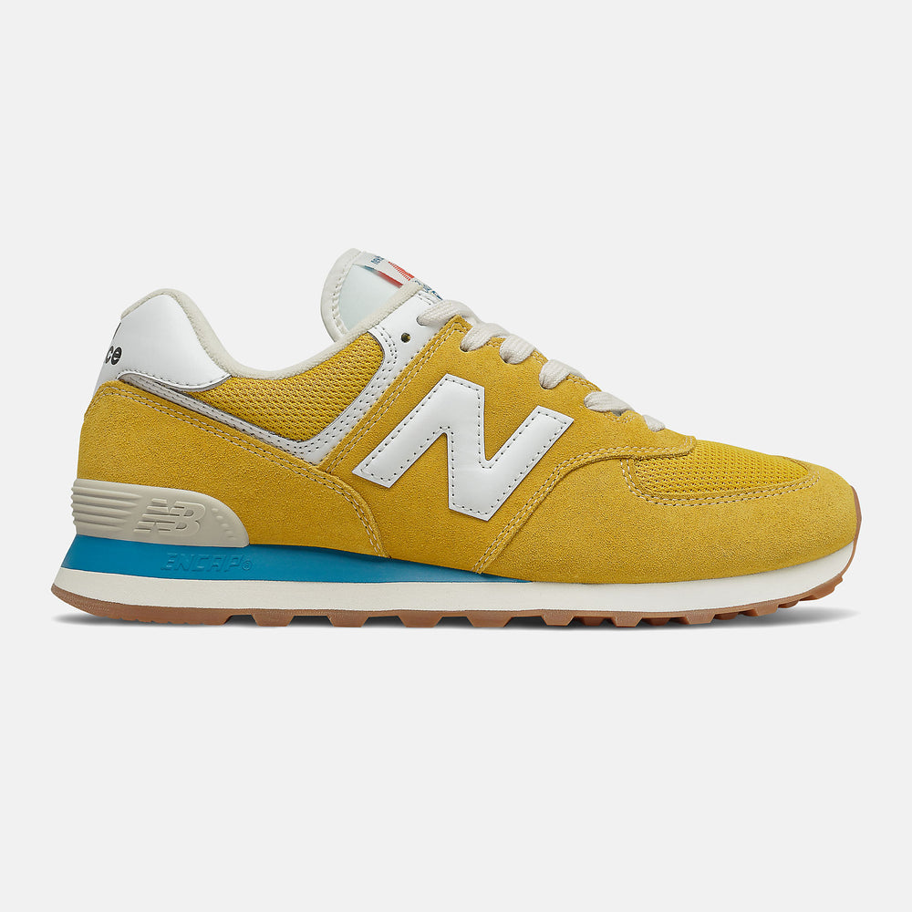 Varsity Gold/Deep Sky 574 New Balance Shoes