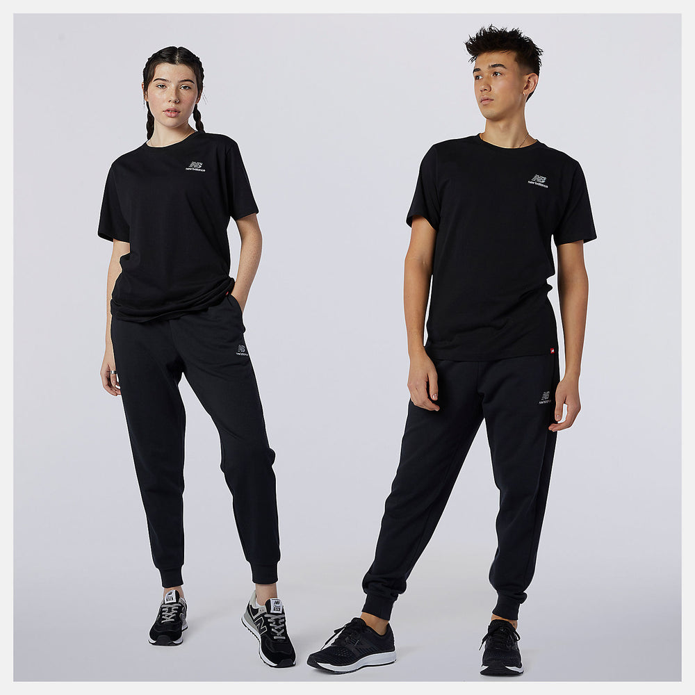 Black NB Essentials Embroidered Pant New Balance Clothing