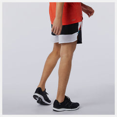 Wave Blue Printed Impact Run 5 Inch Short New Balance Clothing