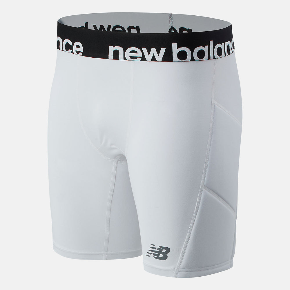 White Slider Short New Balance Clothing