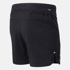 Black NYC Marathon Impact Run 7 inch Short New Balance Clothing