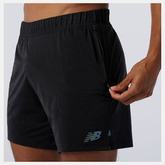 Black Q Speed Fuel 7 Inch Short New Balance Clothing