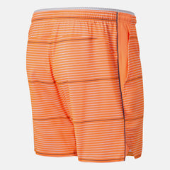 Orange Printed Tournament Short New Balance Clothing