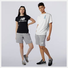Athletic Grey NB Essentials Stacked Logo Short New Balance Clothing