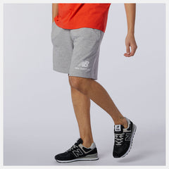 Athletic Grey NB Essentials Stacked Logo Short New Balance Clothing