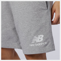 Athletic Grey NB Essentials Stacked Logo Short New Balance Clothing
