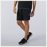 Black Heather Fortitech Fleece Short New Balance Clothing