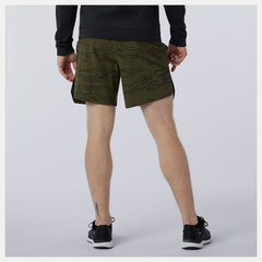 Oak Leaf Green Fortitech Graphic 7 inch Woven Short New Balance Clothing