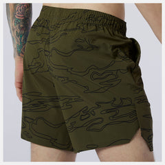 Oak Leaf Green Fortitech Graphic 7 inch Woven Short New Balance Clothing