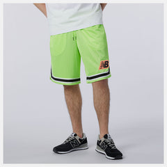 Bleached Lime Glo NB Athletics Psy Varsity Mesh Short New Balance Clothing