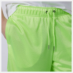 Bleached Lime Glo NB Athletics Psy Varsity Mesh Short New Balance Clothing