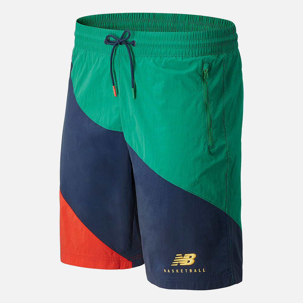 Natural Indigo NB Basketball Woven Court Short New Balance Clothing
