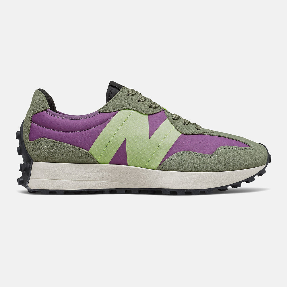Sour Grape/Bleached Lime Glo 327 New Balance Shoes