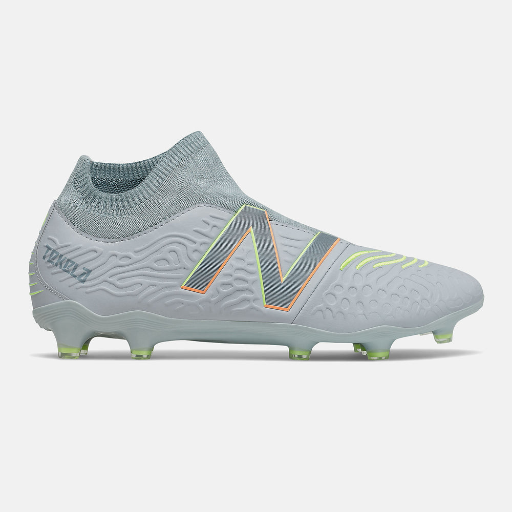 Light Cyclone/Bleached Lime Glo Tekela V3 Pro Leather FG New Balance Shoes