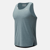 Light Slate Impact Run Singlet New Balance Clothing