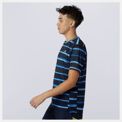 Helium Printed Impact Run Short Sleeve New Balance Clothing