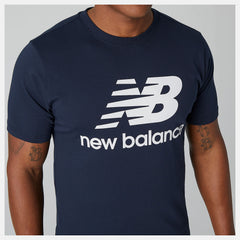 Eclipse Essentials Stacked Logo Tee New Balance Clothing