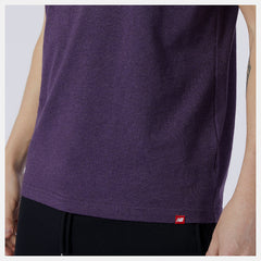 Prism Purple Essentials Stacked Logo Tee New Balance Clothing