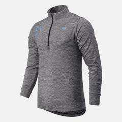 Black Heather NYC Marathon Fortitech Quarter Zip New Balance Clothing