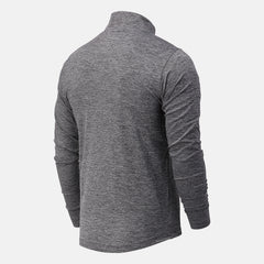 Black Heather NYC Marathon Fortitech Quarter Zip New Balance Clothing