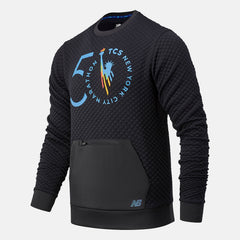 Black NYC Marathon NB Heat Loft Crew New Balance Clothing