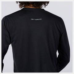 Black Accelerate Long Sleeve New Balance Clothing