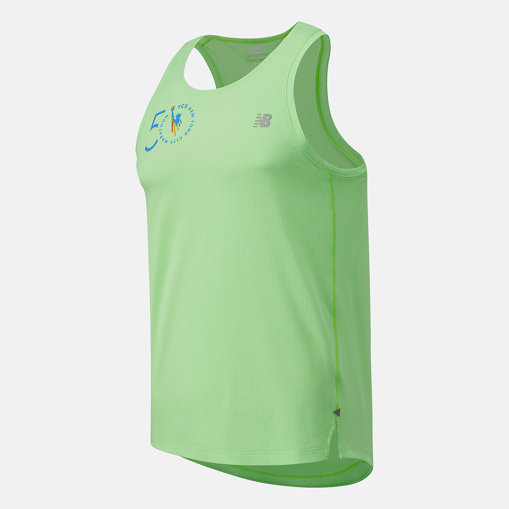 Energy Lime NYC Marathon Impact Run Singlet New Balance Clothing