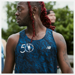 Rogue Wave NYC Marathon Printed Impact Run Singlet New Balance Clothing