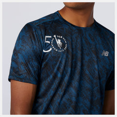 Rogue Wave NYC Marathon Printed Impact Run Short Sleeve New Balance Clothing