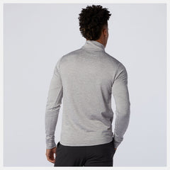 Athletic Grey NB Heat Grid Half Zip New Balance Clothing