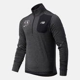 Heather Charcoal NYC Marathon Impact Run Grid Back Half Zip New Balance Clothing