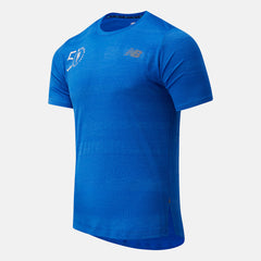 Faded Cobalt NYC Marathon Q Speed Fuel Jacquard Short Sleeve New Balance Clothing